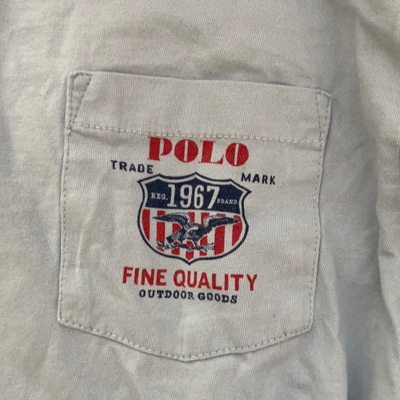 Ralph Lauren Polo American Long Sleeve Tee Shirt - Picture 3 of 6